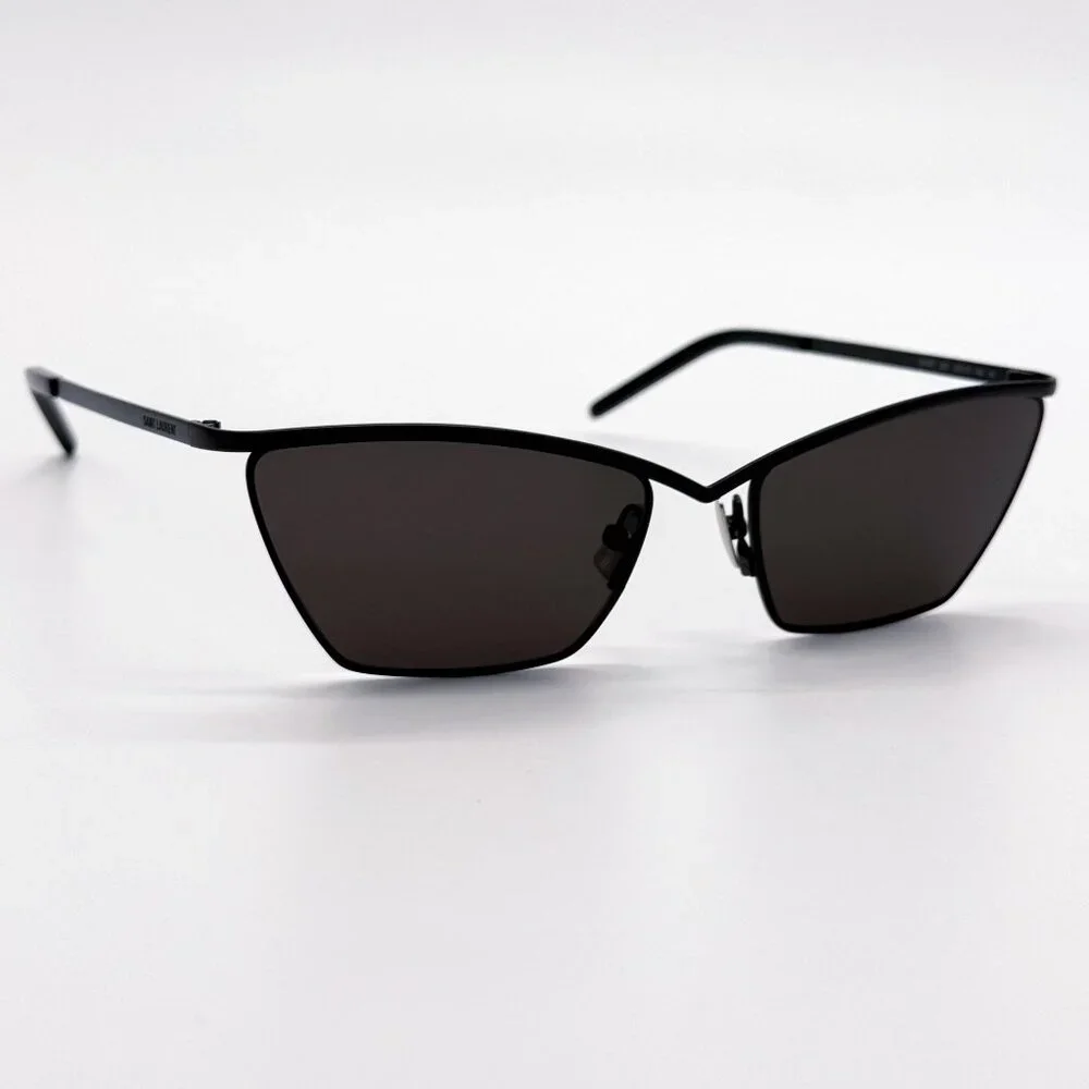 NEW SAINT LAURENT SUNGLASSES SL637 001 BLACK CAT EYE WOMEN EYEWEAR SL 637 001